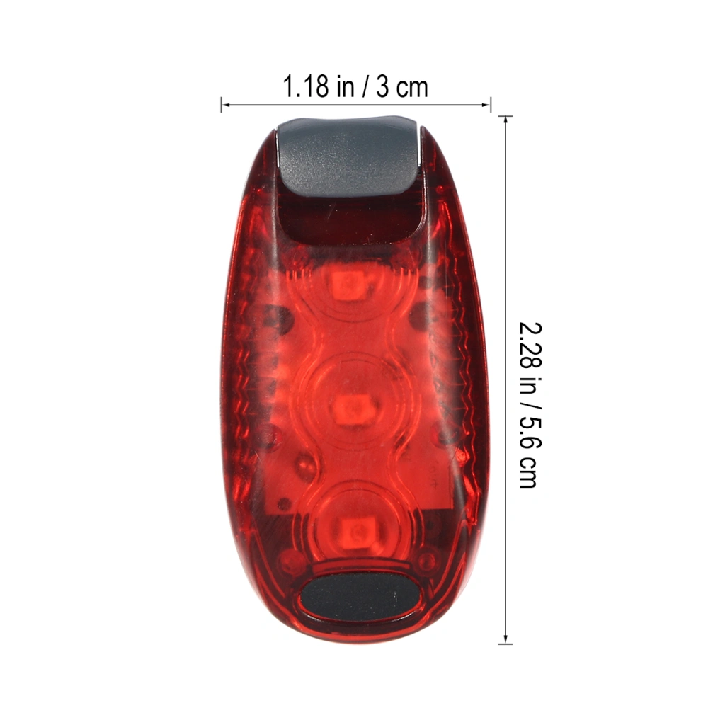 Multifunctional Led Bike Taillight Cycling Running Driving Warning Light (2pcs Red Light + 2pcs Binding Tape + 1pcs Screwdriver)