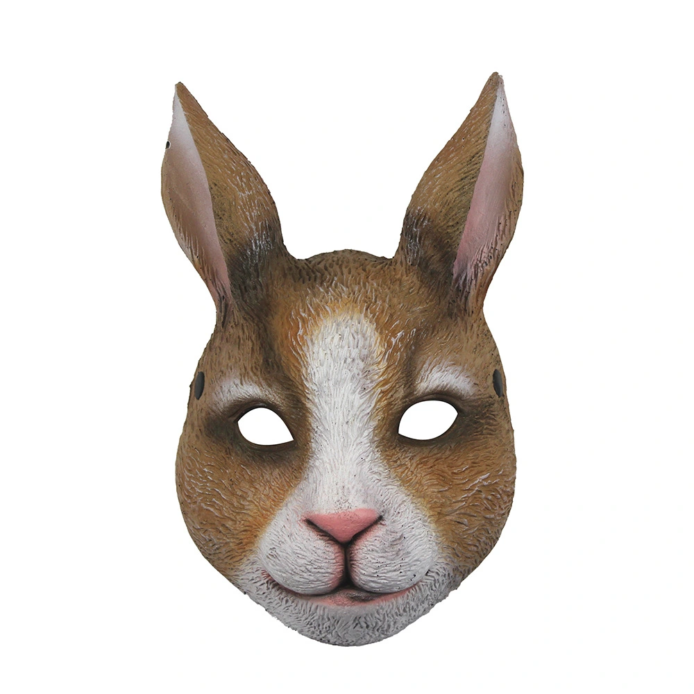 Halloween Rabbit Mask Cosplay Funny Mask Horrific Simulation Rabbit Mask Halloween Prank Mask