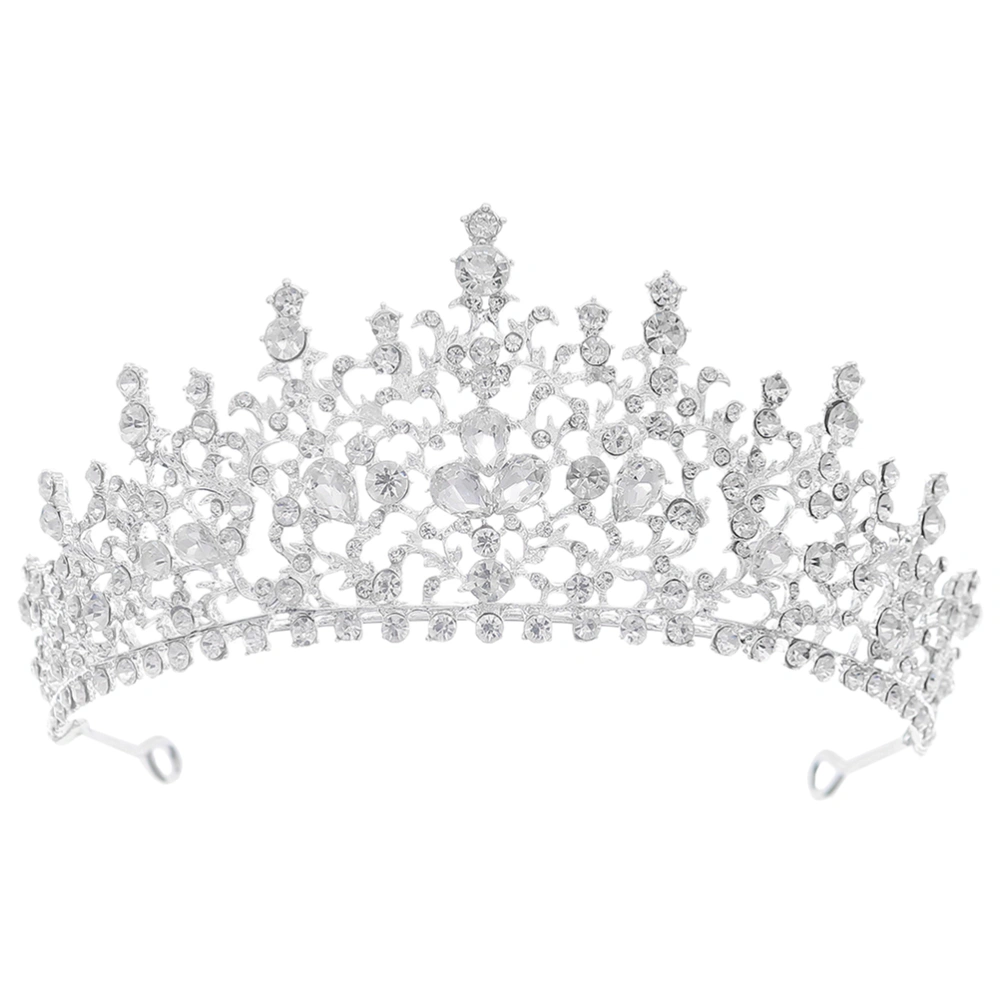 Girl Crown Elegant Tiara Crown Rhinestone Tiara Bridal Wedding Party Crown