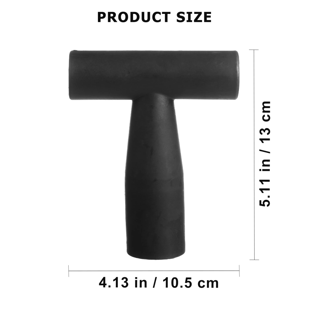 2PCS Shovel Handle Plastic T-style Handle Replacement for Shovel Spade Fork Tool