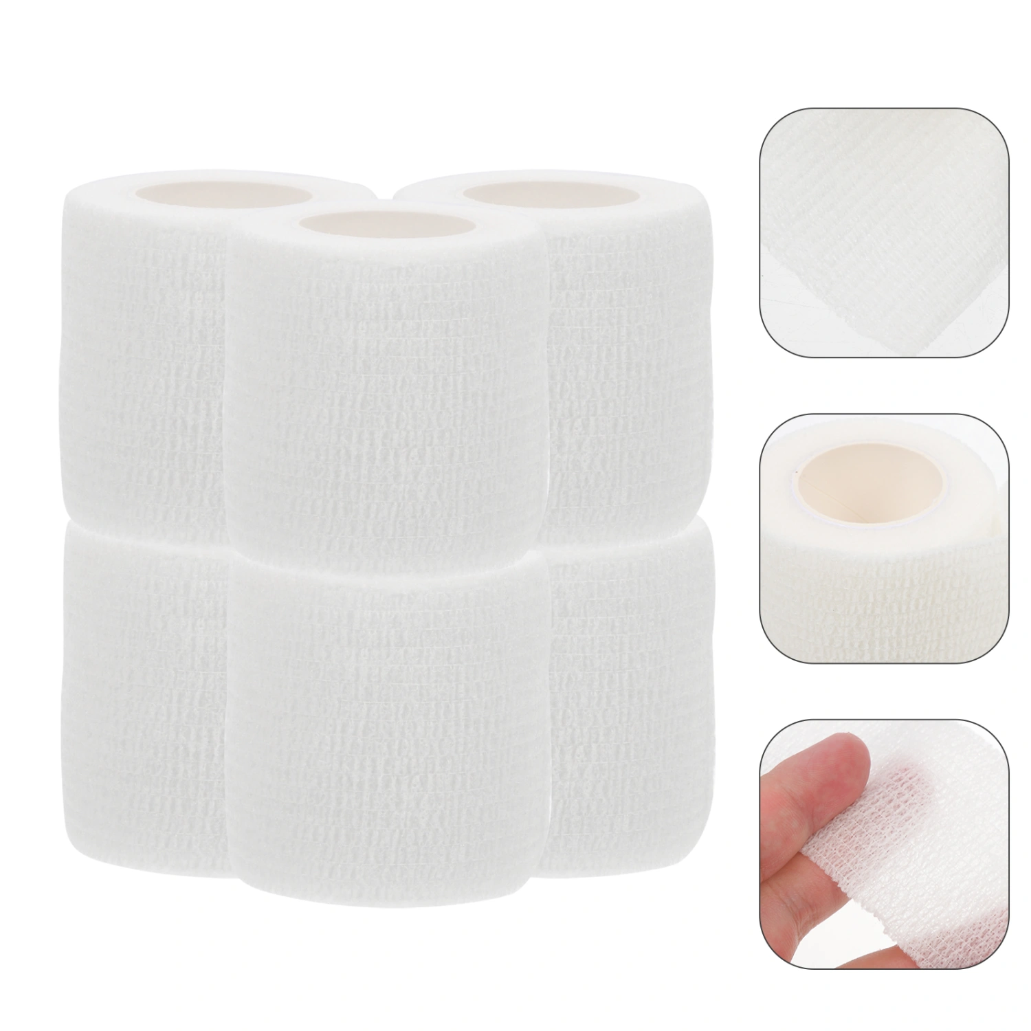 6pcs Professional Dog Bandages Multi-function Finger Bandages Convenient Pet Bandages