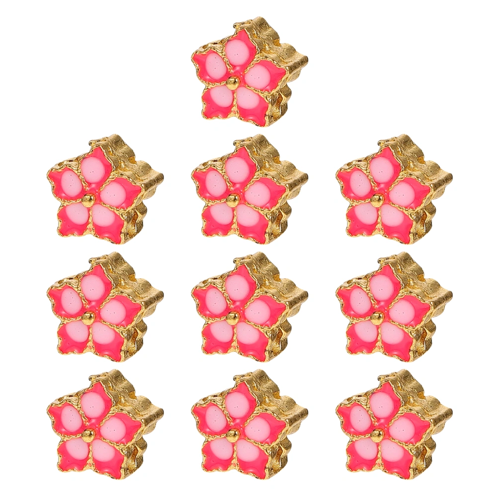 10pcs Necklace Bracelet DIY Making Loose Beads Exquisite DIY Spacer Beads