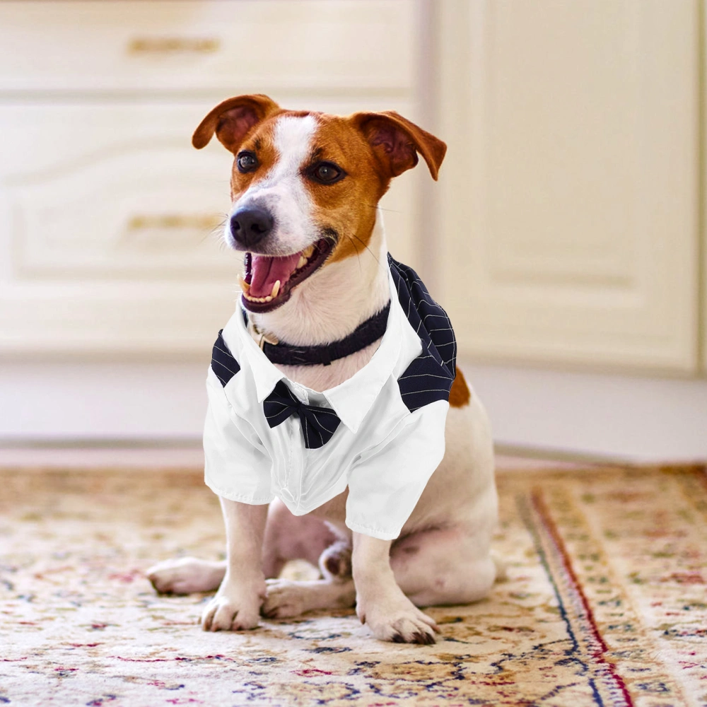 Decorative Puppy Formal Dress Thin Pet Costume Dog Wedding Party Attire