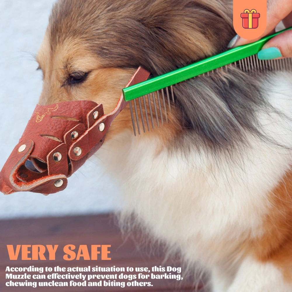 Protective Mask Dog Mouth Cover Dog Mouth Mask Puppy Muzzle Basket Muzzle for Dog