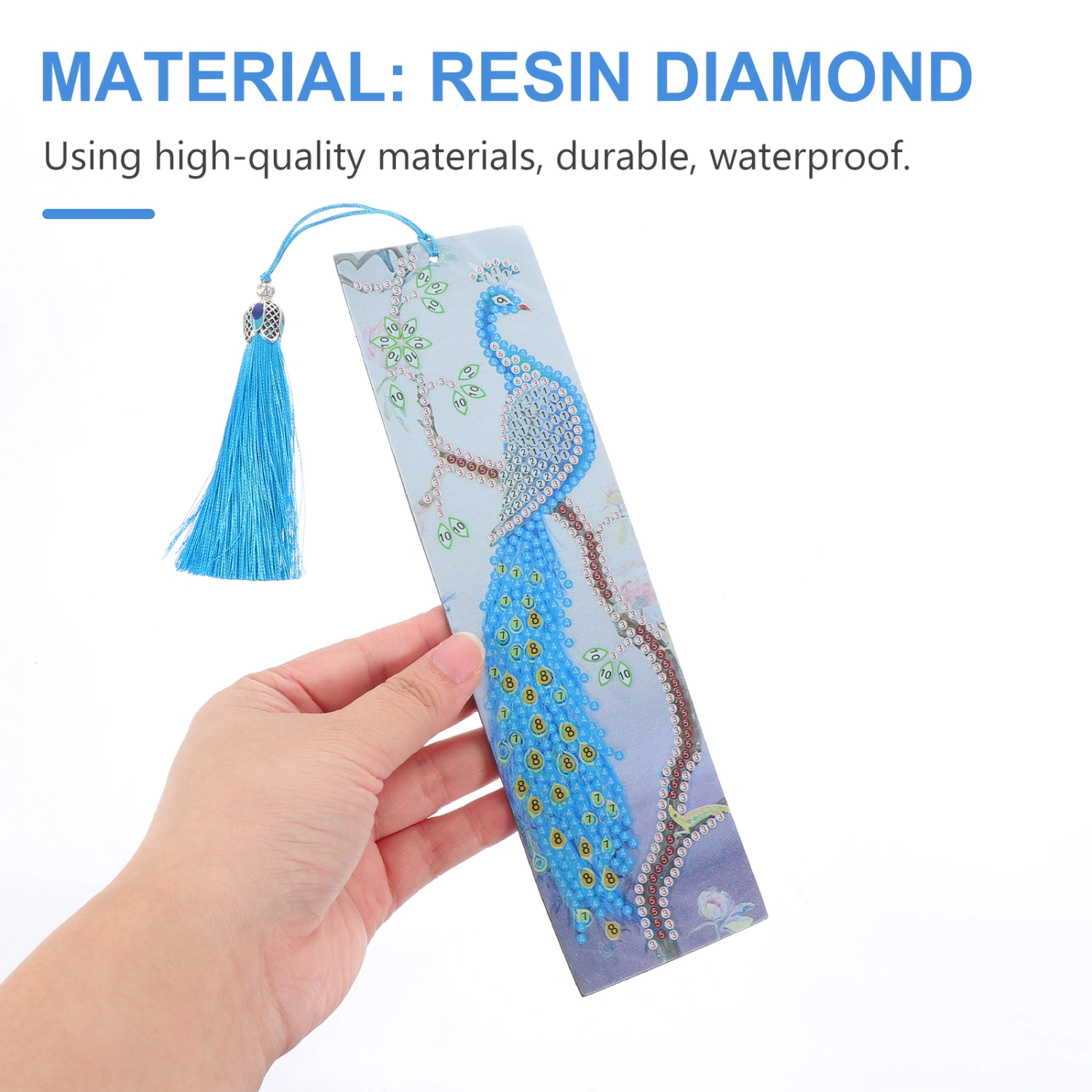 6 Sets Diamond Picture Bookmarks DIY Special Shaped Diamond Art Bookmarks