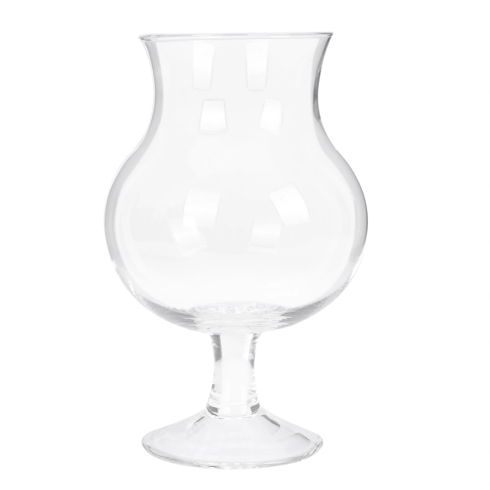 Tulip Shaped Cup Glass Footed Cup Cocktail Cup Glass Goblet Champagne Goblet