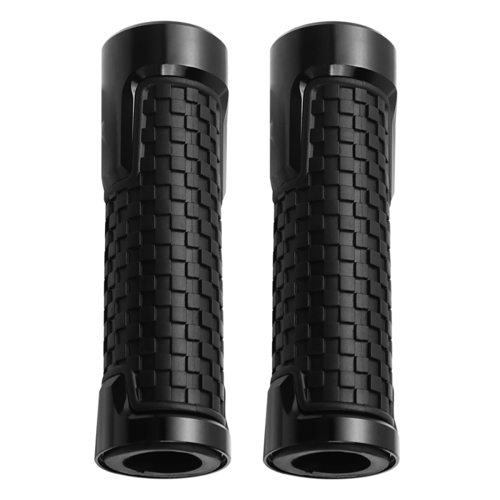 1 Pair of Motorcycle Handlebar Sleeve Refit Aluminum Alloy Rubber Handle Sleeve