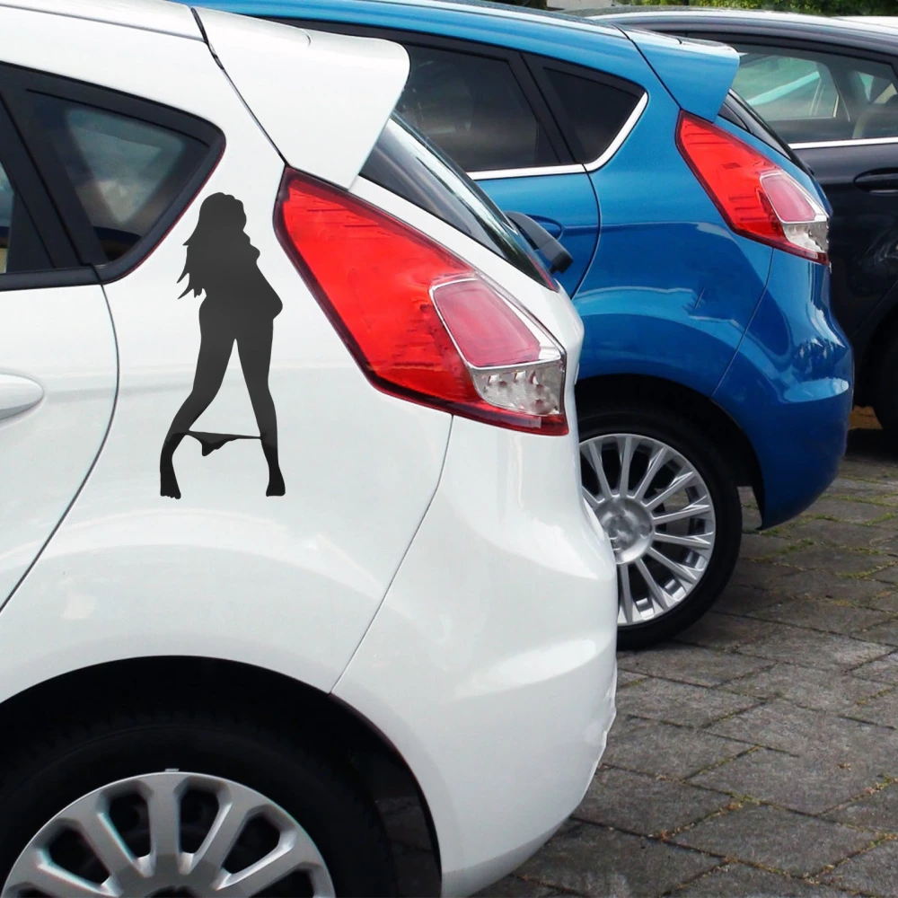 2pcs Car Stickers Sexy Women Car Decals Sticker Vehicle Window Stickers