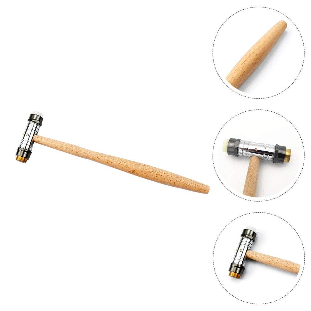 Small Hammer Detachable Hammer Mute Hammer Wooden Handle Hammer Household Tool