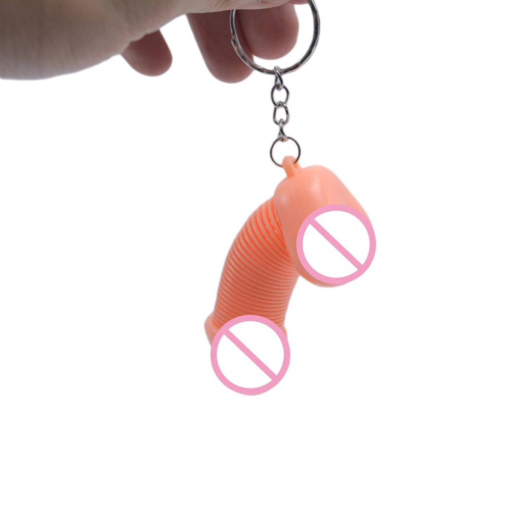 3 Pcs Sexy Keychain Adult Funny Key Ring Mischief Key Holder for Bachelor Party (9028A)