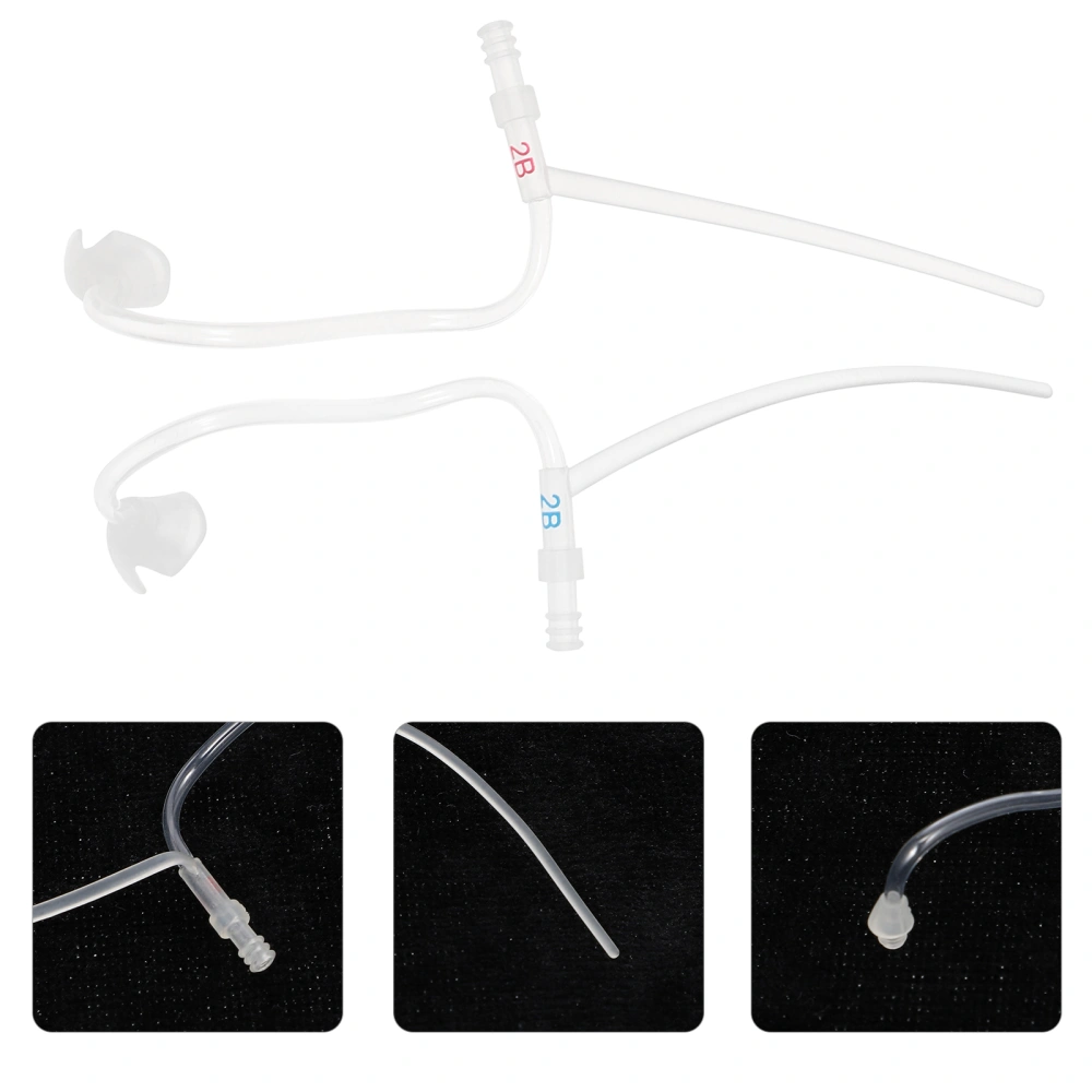 1 Pair Useful Hearing Aid Accessory Tubing Practical Sound Tube for Hearing Aid