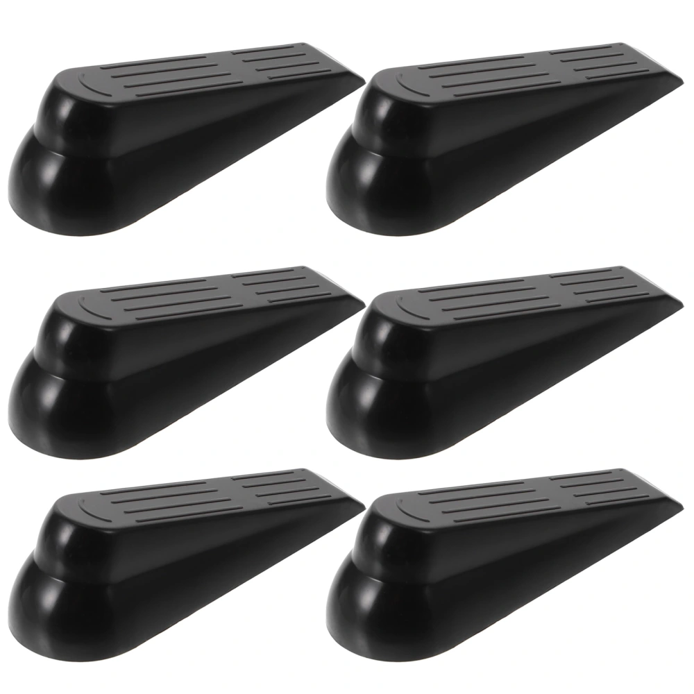 6pcs Practical Door Wedge Stopper Safety Door Stop Door Stopper for Home