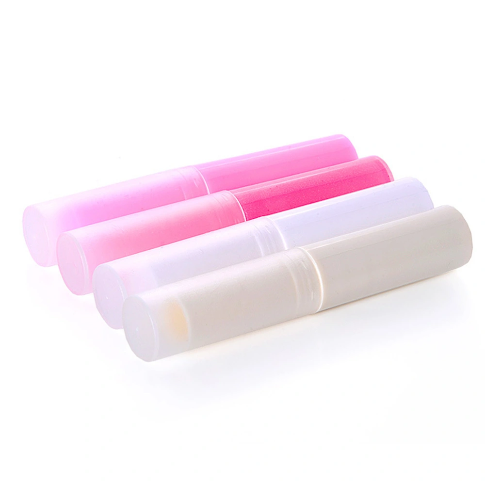 16pcs Women Empty Plastic Lip Balm Tubes Lip Gloss Storage Container (4 Beige, 4 White, 4 Pink and 4 Red)