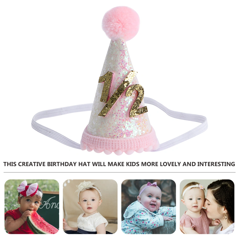 1pc Creative Kids Birthday Hat Birthday Party Headdress Birthday Shooting Prop