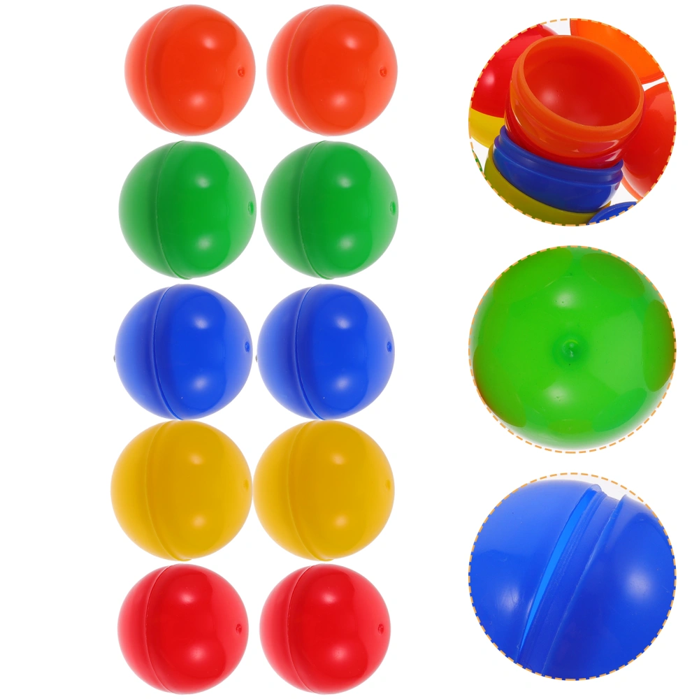 20Pcs Activity Lottery Balls Small Funny Colorful Activity Hollow Balls