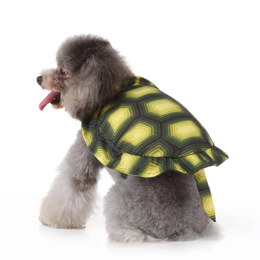 Funny Pet Clothes Turtle Cosplay Clothes Creative Halloween Costume for Puppy Dog (Size L)