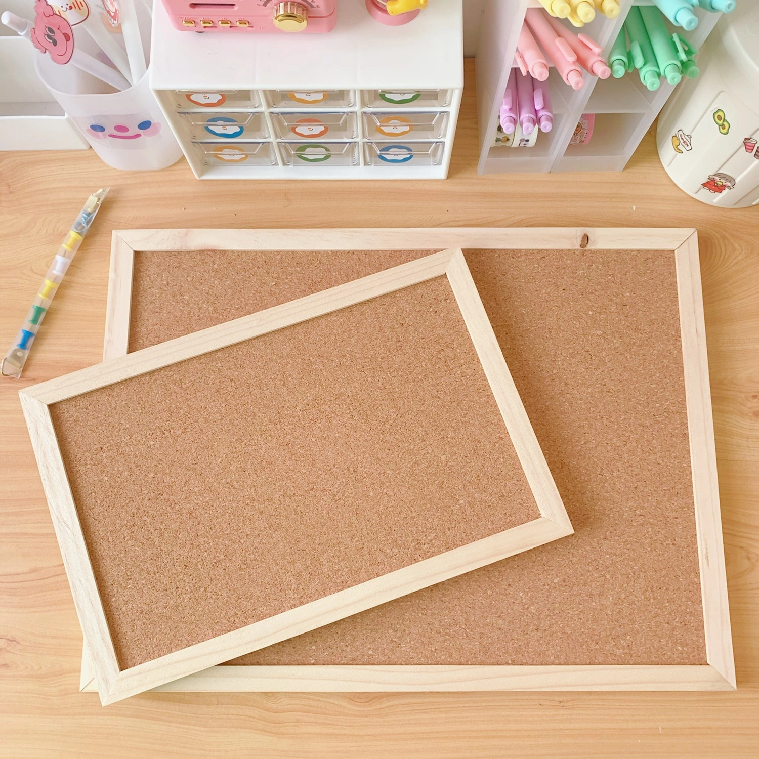 1 Set of Household Message Board Decorative Bulletin Board Cork Board Display Cork Board