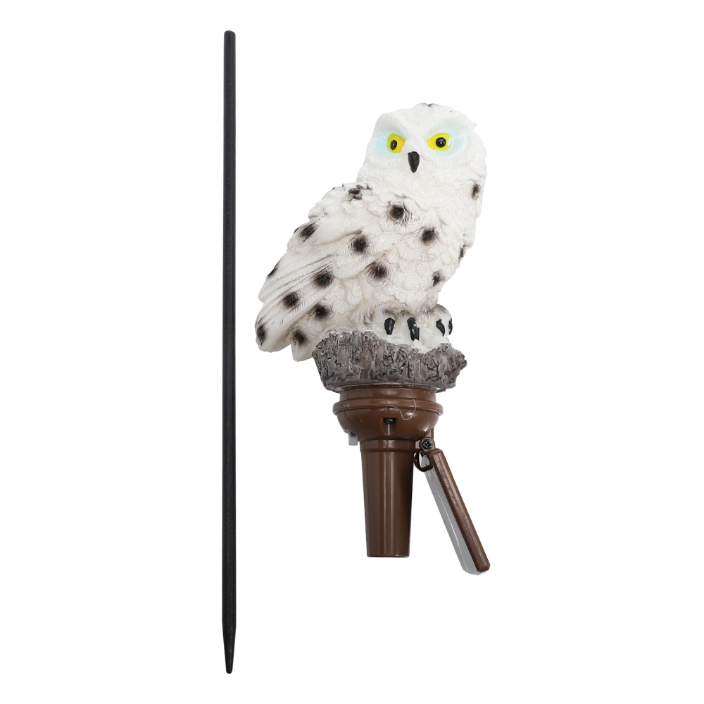 1pc Creative Owl Design Landscape Light Outdoor Yard Solar Light Garden Stake Light