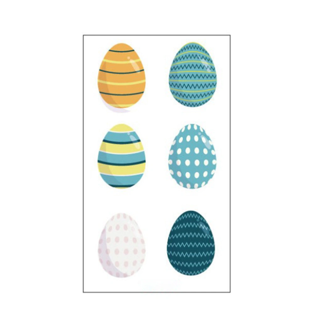 10 Sheets Easter Sticker Self Adhesive Label Paper Cartoon Gift Tags Decals for Kids (Mixed Pattern)