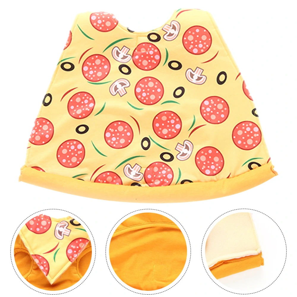 Interesting Pizza Costume Dog Cloak Pet Suit Lovely Pet Garment for Halloween