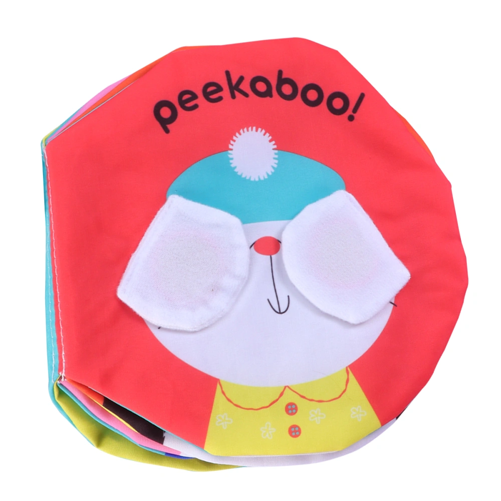 Round Mouse Printing 3D Cloth Book Creative Early Educational Toy for Baby Infant Newborn