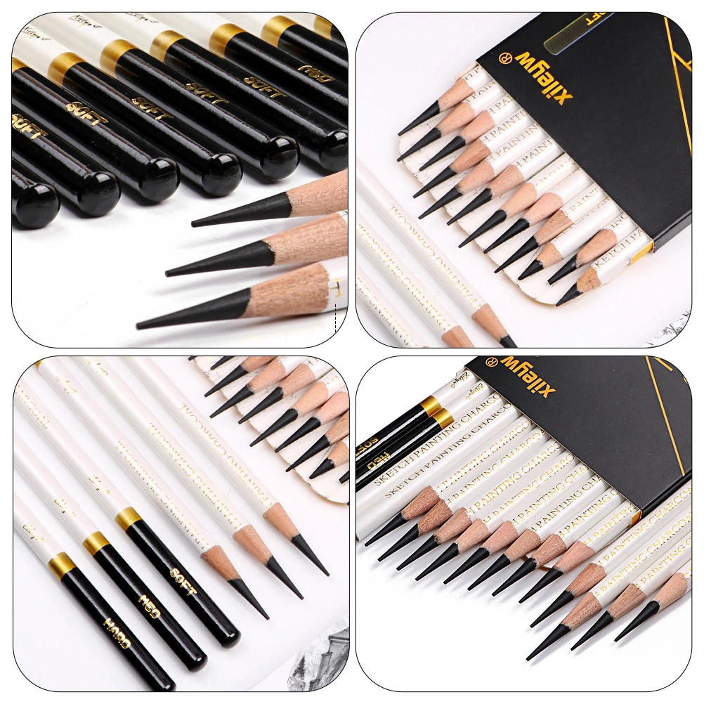12Pcs Drawing Graphite Pencils Portable Pencils Smooth Painting Pencils Sketching Pencils