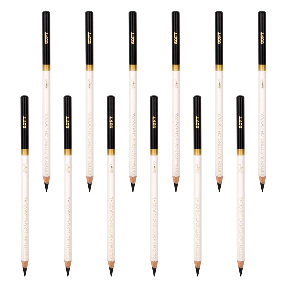 12Pcs Drawing Graphite Pencils Portable Pencils Smooth Painting Pencils Sketching Pencils