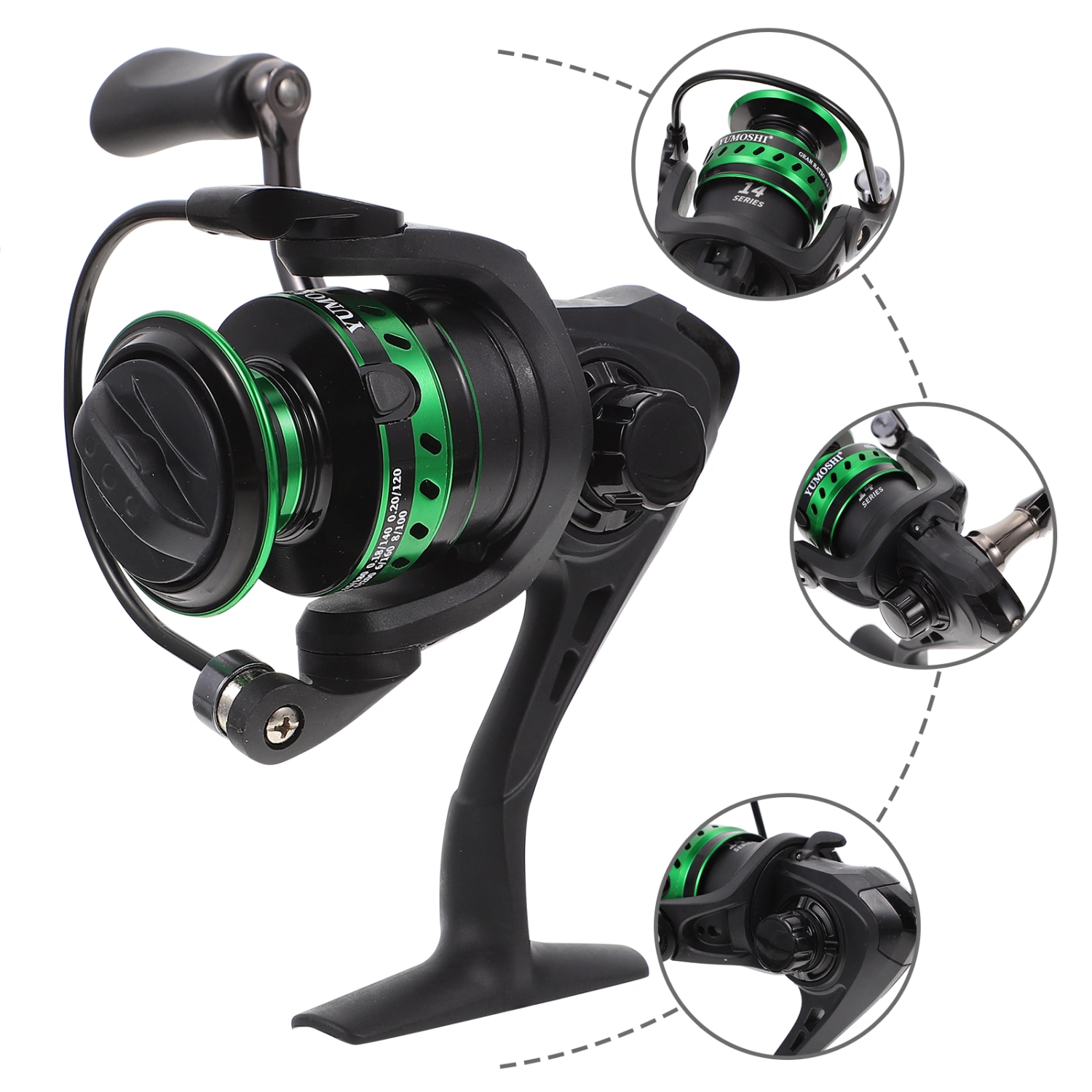 1Pc Professional Fishing Wheel Portable Fishing Reel Outdoor Fishing Gear