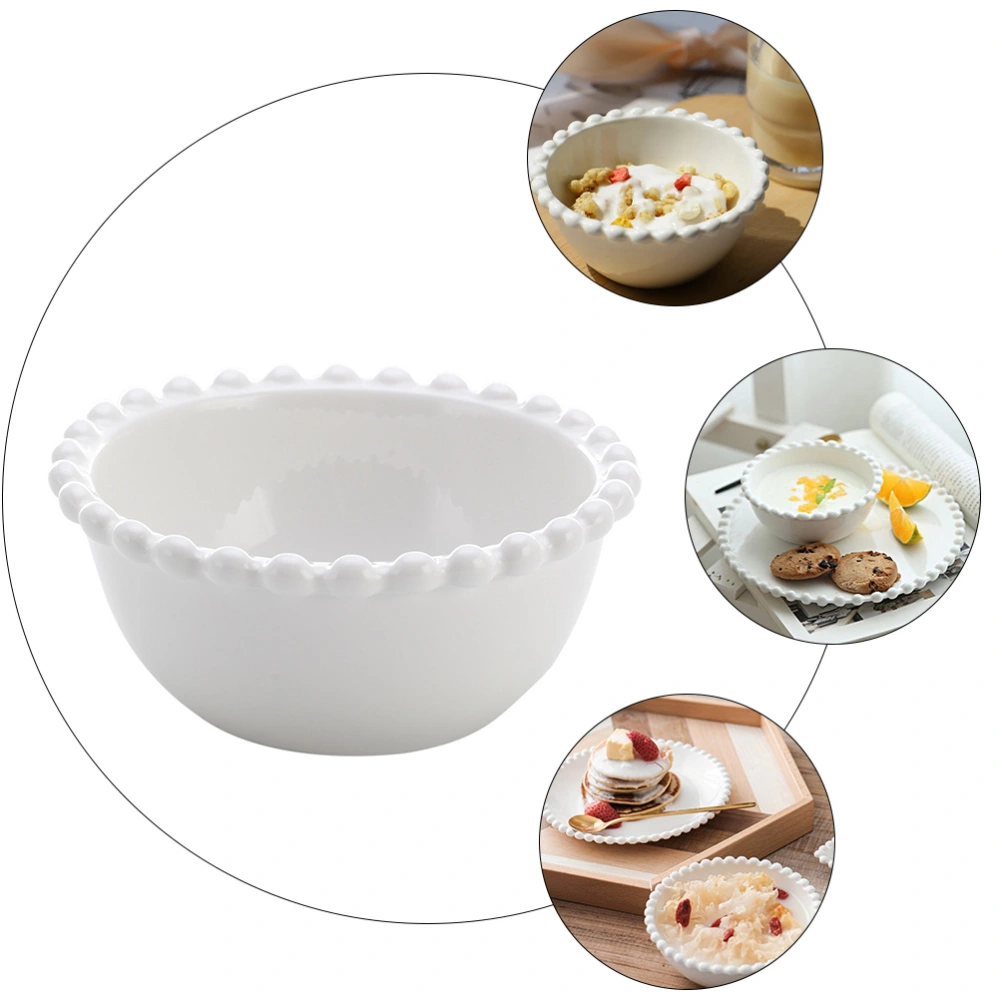 Kitchen Ceramic Tableware Dessert Plate Dessert Bowl Food Serving Bowl