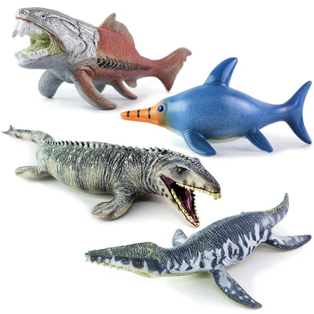 High Simulation Mosasaur Animal Model Marine Organism Decoration for Children Playing