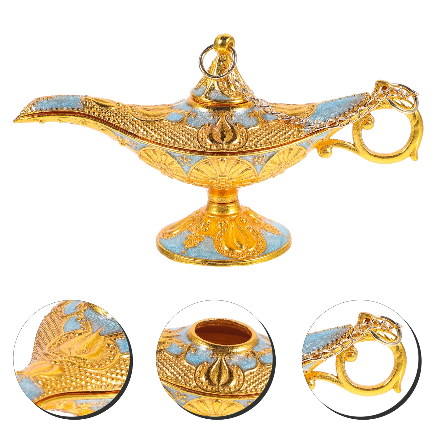 Wishing Lamp Vintage Wishing Lamp Ornament Banquet Wishing Lamp Adornment Table Centerpiece