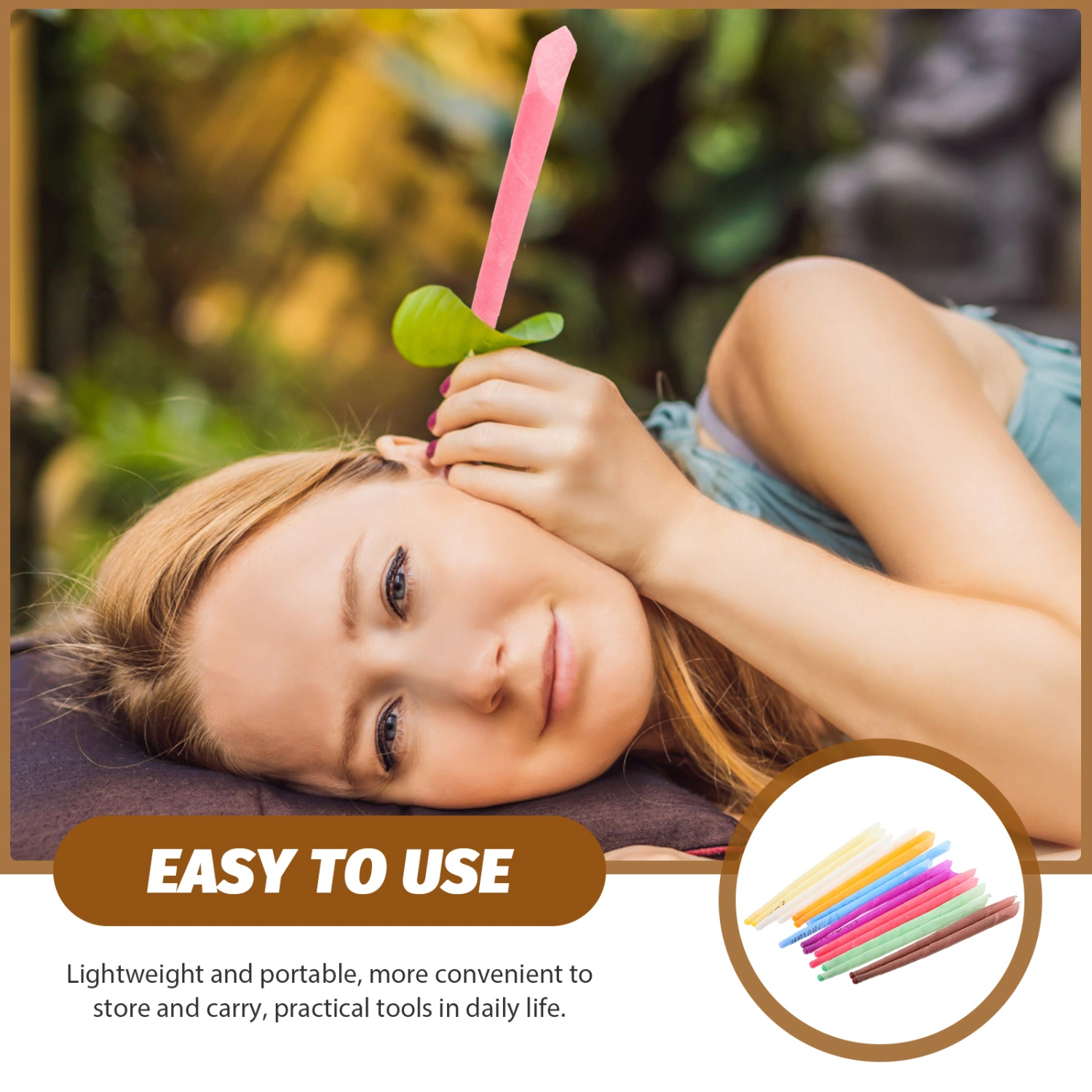 8 Pairs of Ear Wax Candles Ear Aroma Wax Candles Ear Cleaner Candles Portable Ear Candles