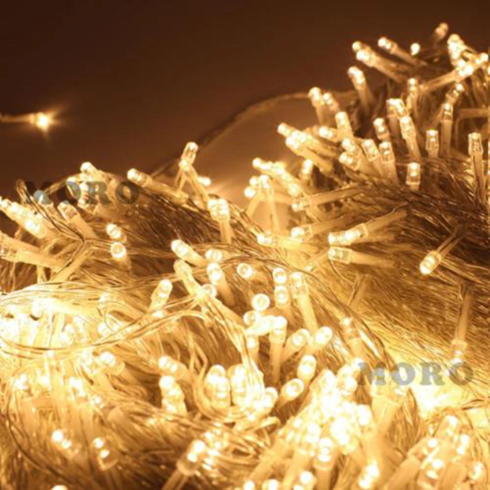 Starry Led String Lights 100 Meters Dimmable Waterproof Decorative Lights for Party, Room, Garden, Home and Christmas (Warm White)