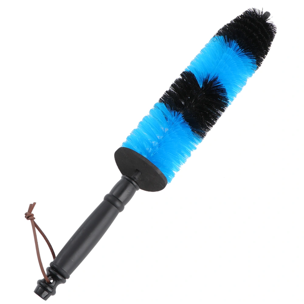 45cm Extra Long Car  Wheel Hub Cleaning Brush Thickened Steel Wire Tyre Brush (Blue)