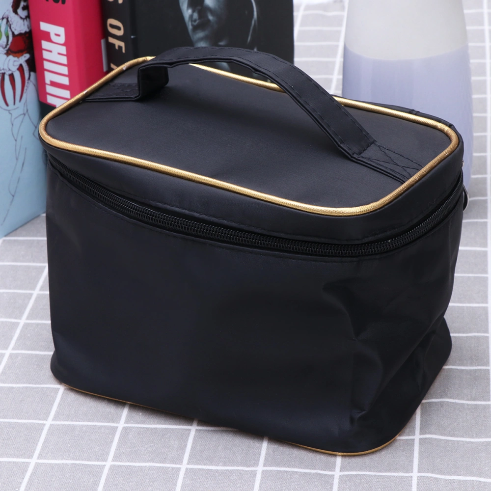 Travel Makeup Case Cosmetic Bag Organizer Waterproof Portable Storage Bag Large Capacity Travel Bag for Women Girls - Small Size (Black)