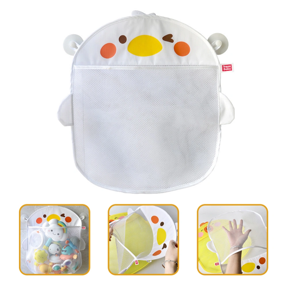 Hanging Kids Toy Holder Baby Toy Storage Pouch Bathroom Draining Mesh Bag