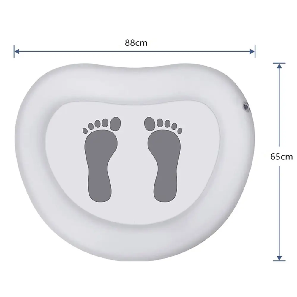 1 Set of Inflatable Pool Foot Bath Inflatable Pool Foot Wash Tray Above Ground Pool Foot Bath