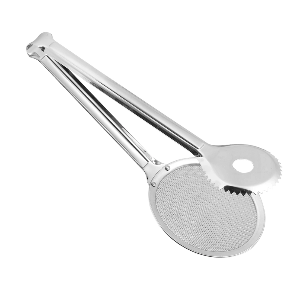 Multifunction Food Tong Stainless Steel Chicken Wing Clip Serving Tongs for Steak Bread Roast