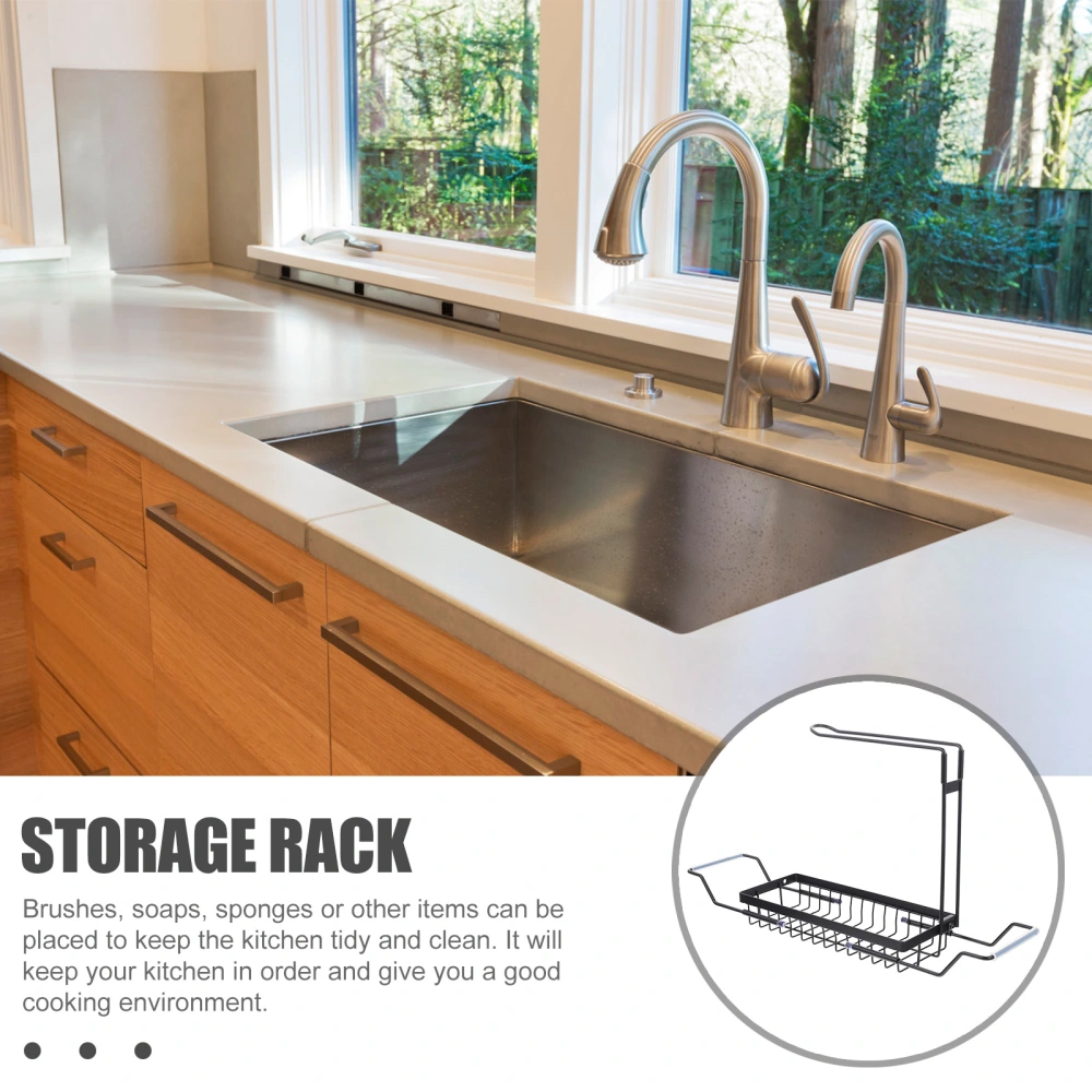 Sink Storage Rack Telescopic Sink Storage Rack Sponge Rest Draining Rack