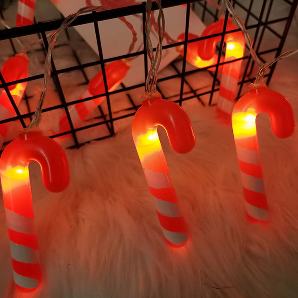 20pcs Candy Cane Light Pendants Lights Hanging Decors Candy Cane Light Decors