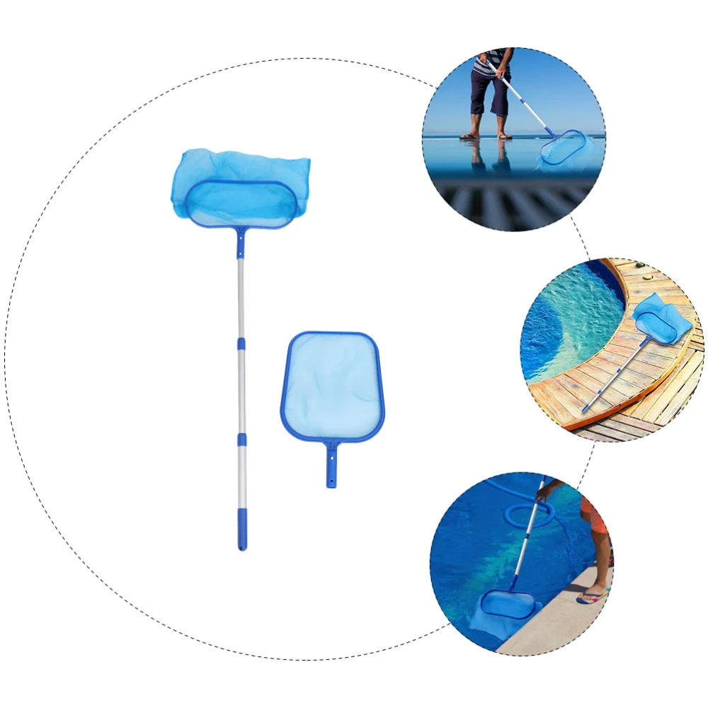 1 Set Swimming Pool Net Swimming Pool Leaf Skimmer Swimming Pool Cleaning Net