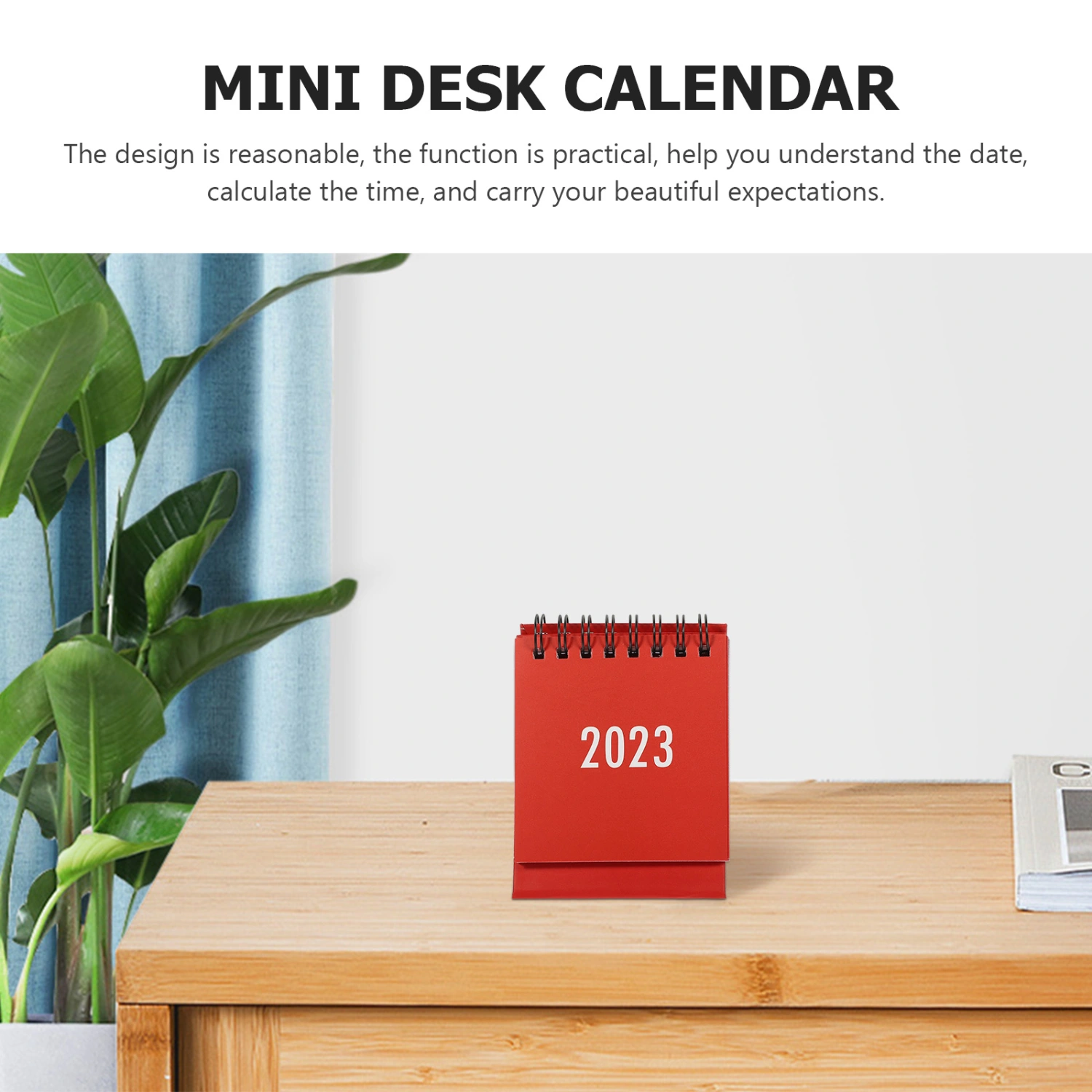 Calendar Small Desk Calendar Simple Desk Coil Calendar Office Paper Calendar
