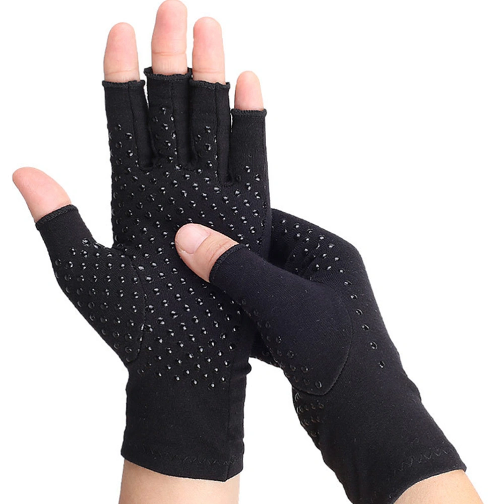 1Pair Fitness Gloves Sports Half Finger Gloves Riding Anti-skid Gloves for Unisex