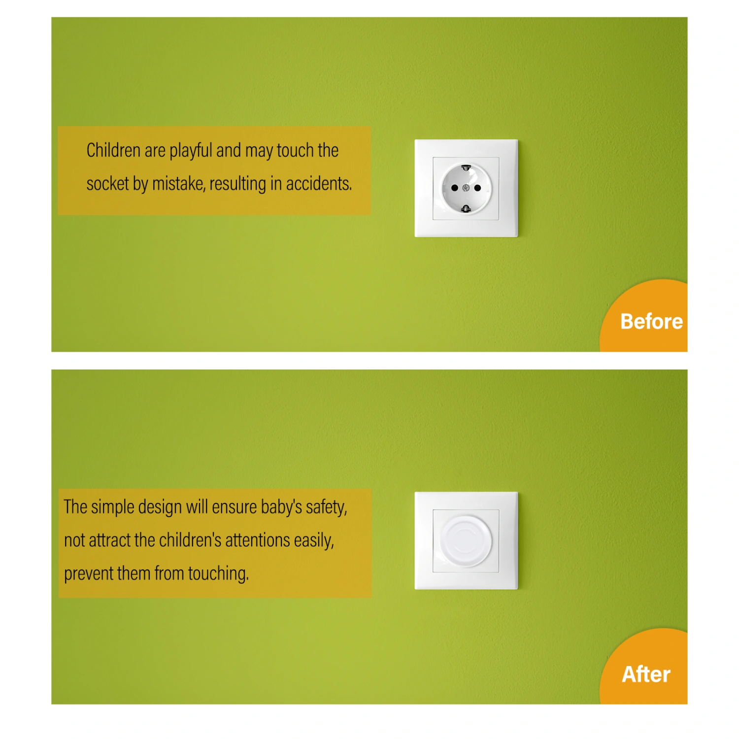 10pcs Outlet Covers Child Proof Outlet Plug Covers Socket Covers Protectors