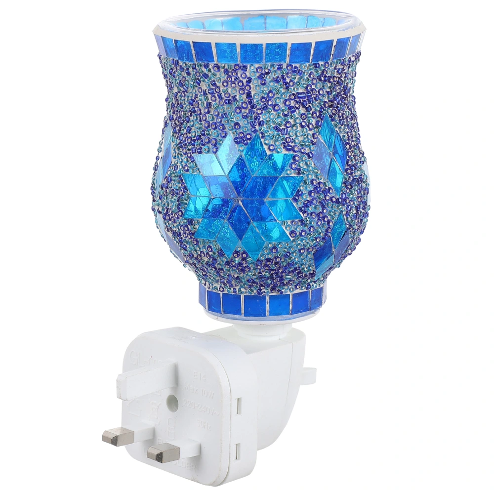 Creative Mosaic Plug-in Candle Warmer Home Melting Wax Warmer Lamp (UK Plug)