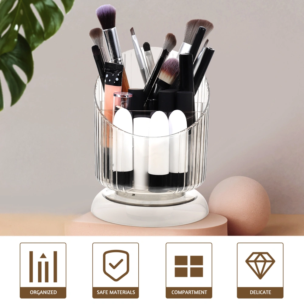 Compartment Makeup Brush Holder Makeup Brush Pot Desktop Pen Sundries Storage Pot