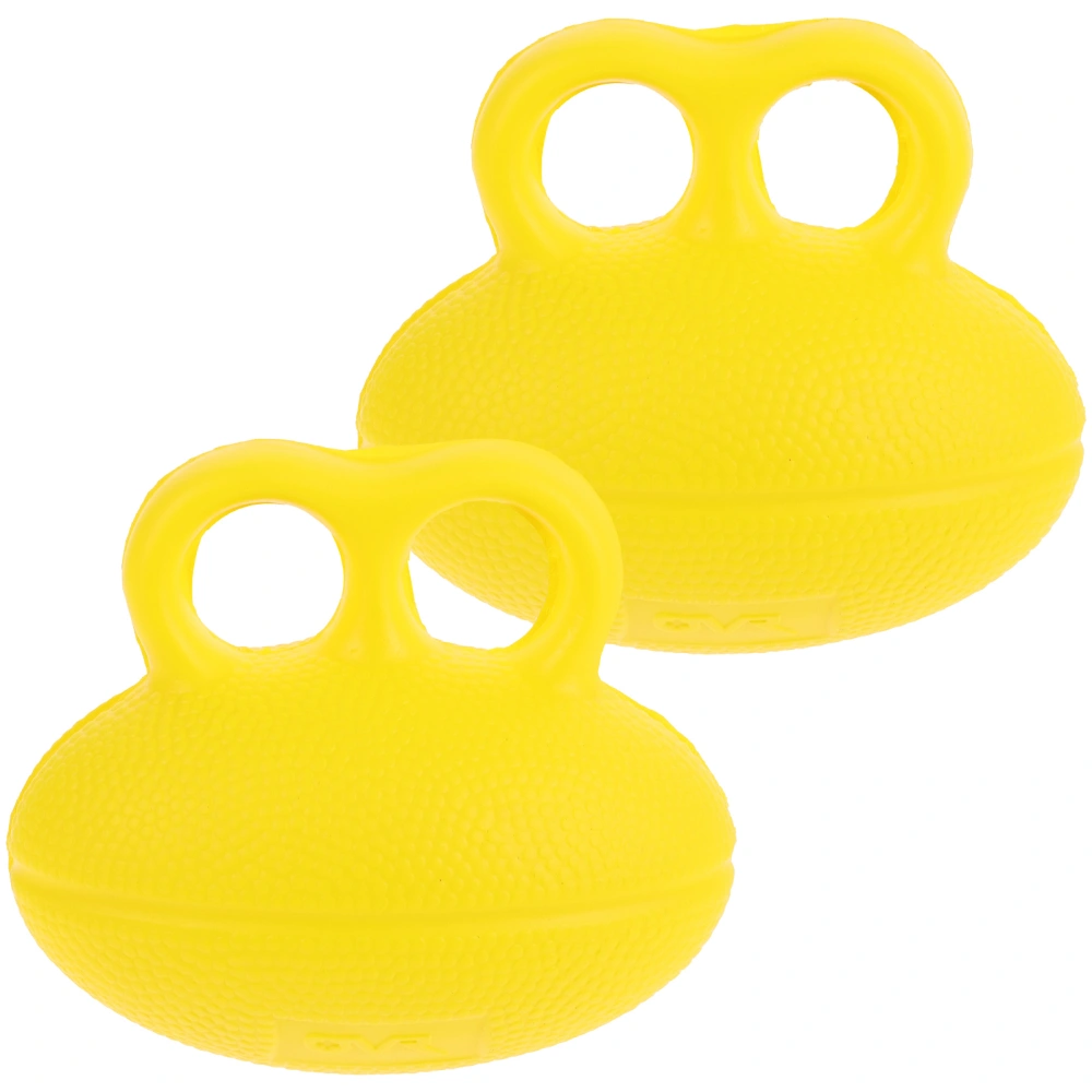 2PCS Hand Grip Exerciser Strengthener Finger Exerciser Balls Squeezing Balls