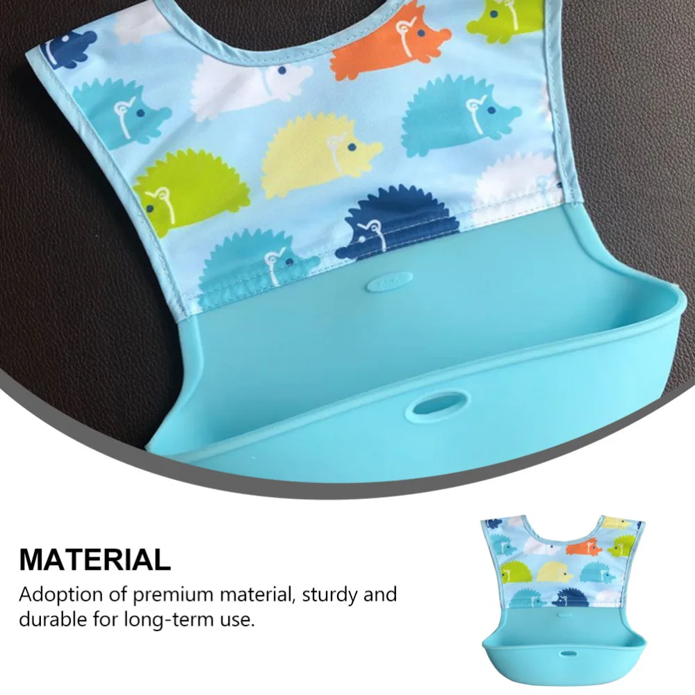 Baby Eating Bib Washable Toddler Bib Durable Baby Bib Portable Toddler Bib