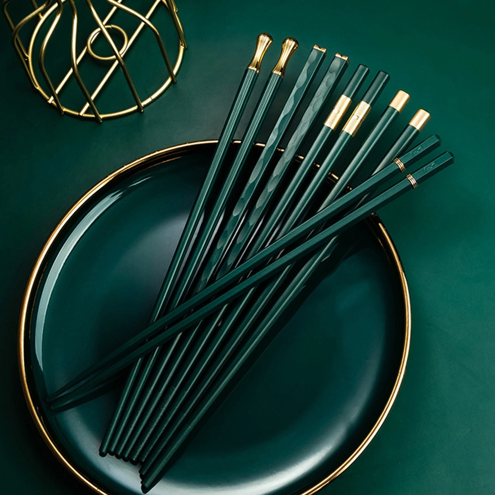 5 Pairs Reusable Chopsticks Fiberglass Chopsticks Japanese Chinese Chop Sticks