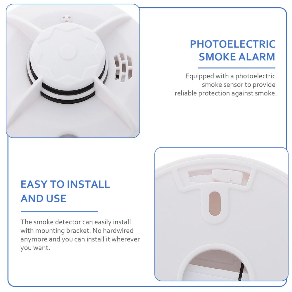 Fire Alarms Smoke Detectors Smoke Alarms with Built-in Battery Kitchen Smoke Alarm